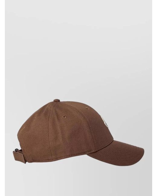 Moncler Brown Cotton Baseball Cap