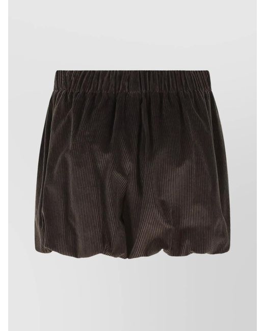 The Mannei Black Cotton Shorts