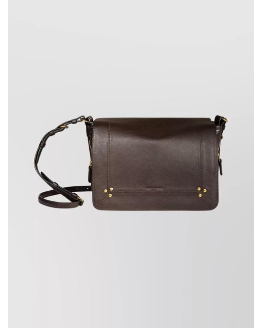 Jérôme Dreyfuss Brown Igor Shoulder Bag Adjustable Volume