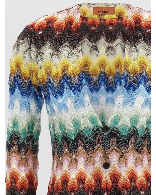 Missoni Blue Lam Lace Cardigan