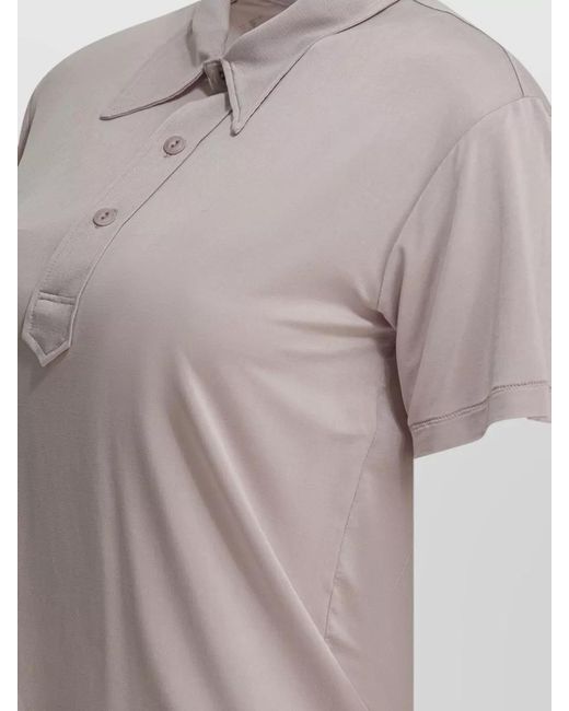 Maison Margiela Gray Polo Shirt