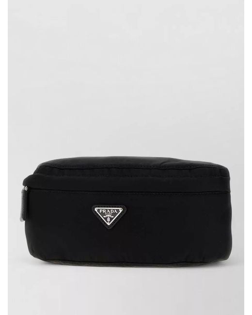Prada Black Renylon Belt Bag Clutch Adjustable Strap for men