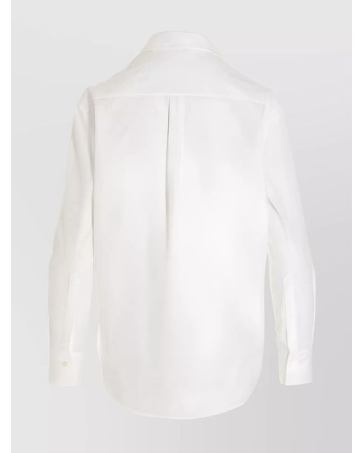 McQueen White Cotton Poplin Shirt