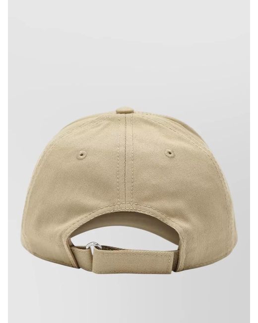 Moncler Natural Logo Baseball Hat Curved Brim Design