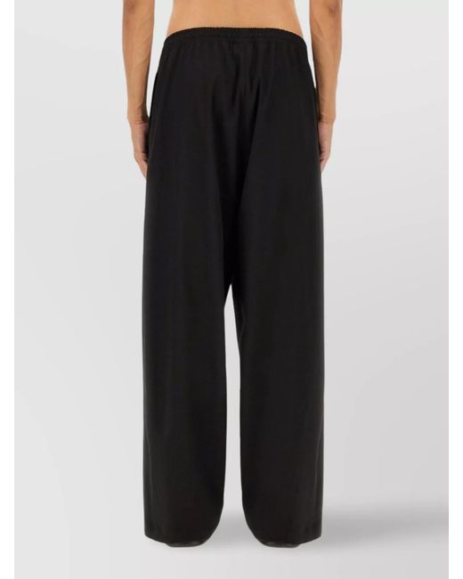 Balenciaga Black Wide-Leg Trousers for men