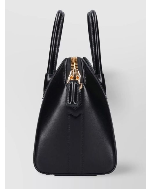 Givenchy Black Antigona Mini Leather Top Handle Bag