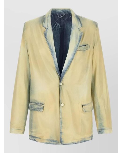 DIESEL Multicolor Nivale Fsi Blazer Long Sleeves Pockets for men