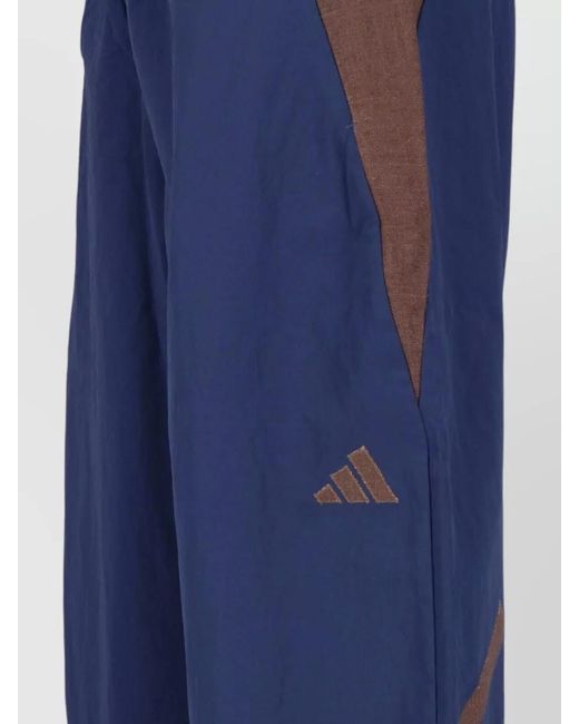 Adidas Blue Straight Cargo Shorts for men