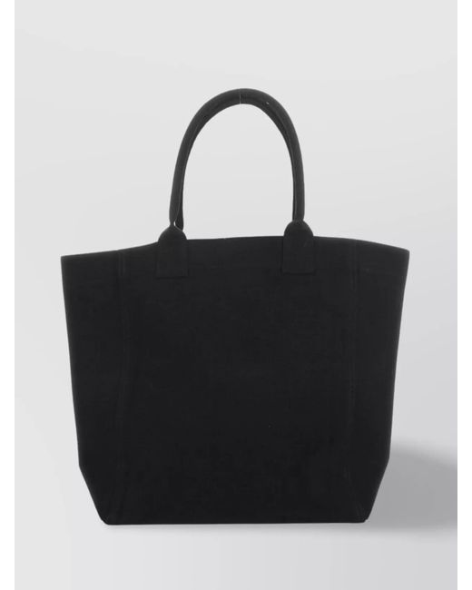 Isabel Marant Black Yenky Small Canvas Tote Bag