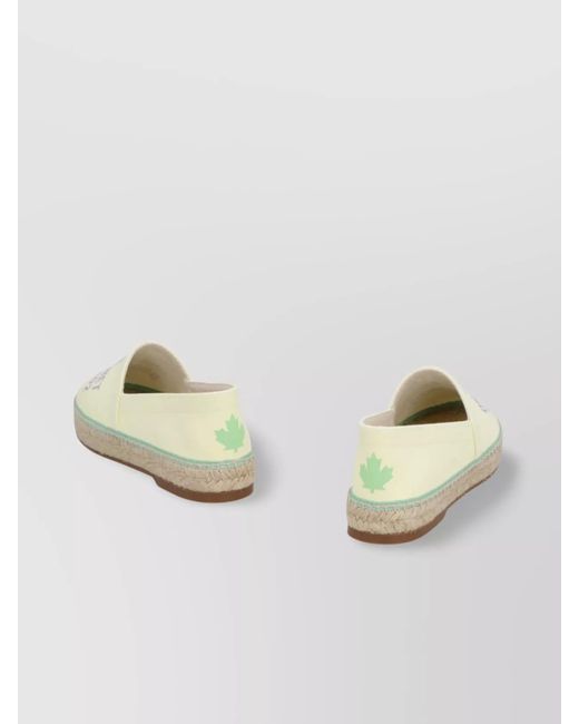 DSquared² Natural Canvas Espadrilles