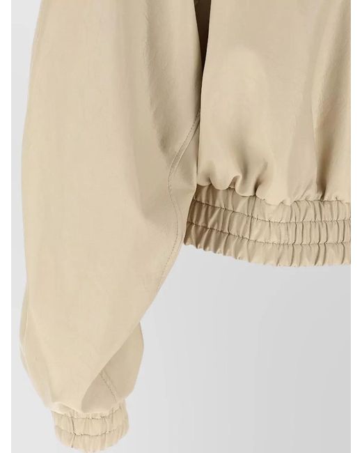 ANDAMANE Natural Sierra Bomber Jacket Long Sleeves