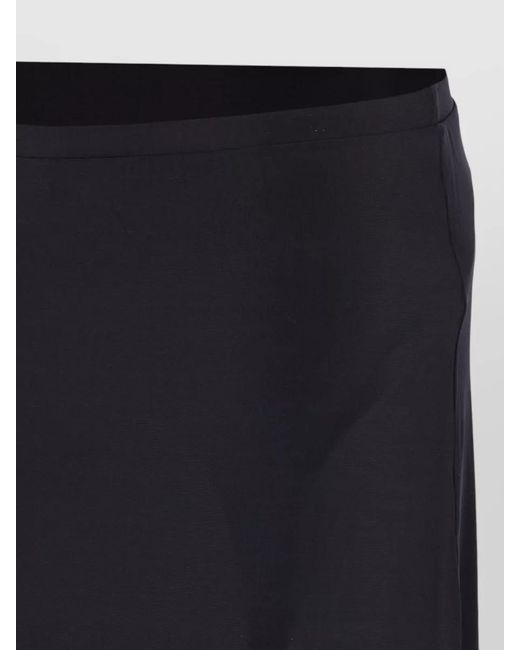 Jean Paul Gaultier Blue High-Rise Long Viscose Skirt