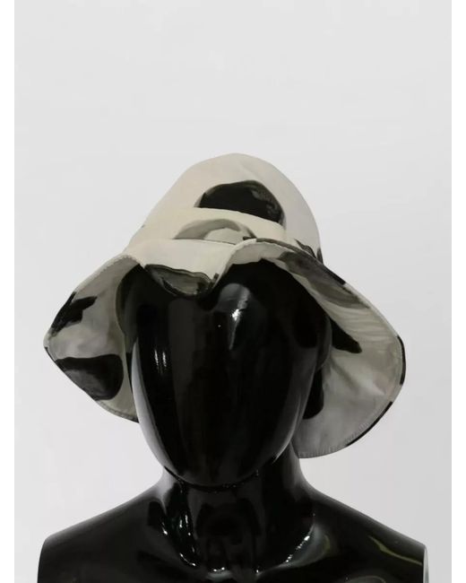Dolce & Gabbana Gray Polka Dot Bucket Hat
