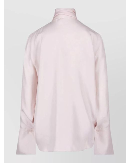 Sa Su Phi Pink Silk Blouse