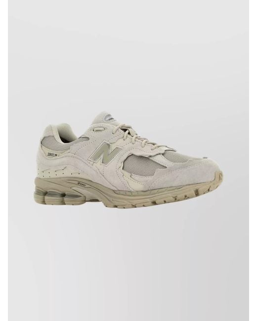 New Balance Multicolor Leather And Fabric Low-Top Sneakers for men