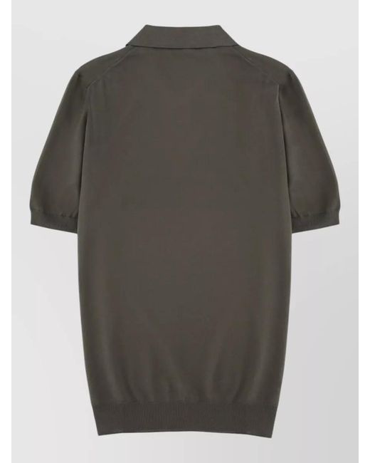 Fay Gray Cotton Regular-Fit Polo Shirt for men