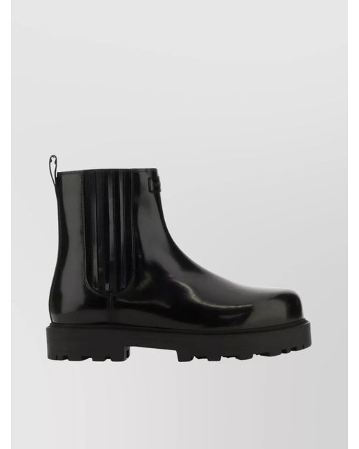 Givenchy Black Leather Boots for men