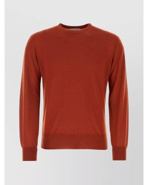PT Torino Red Merino Wool Sweater for men