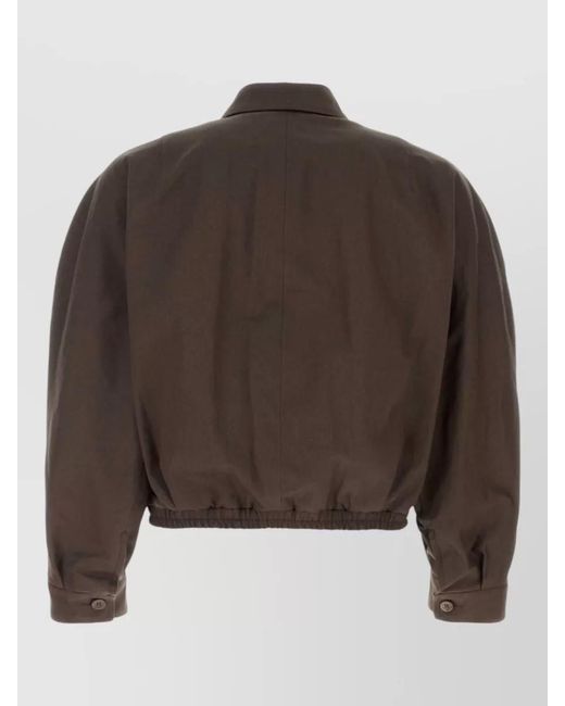 Magliano Brown Cotton Work Jacket for men