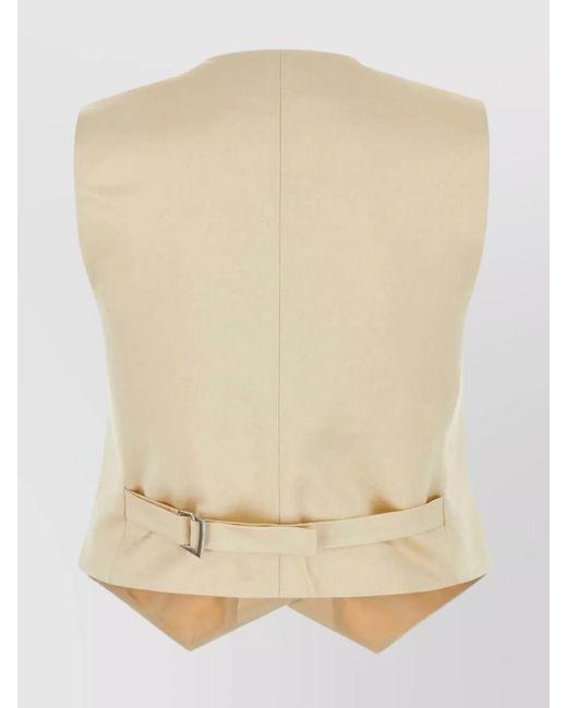 Magda Butrym Natural Cotton Blend Vest