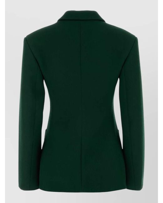 Loewe Green Silk Blend Blazer