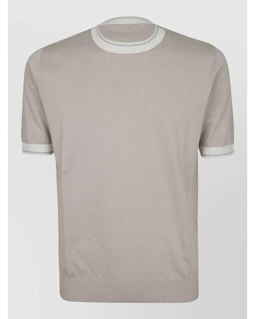 Eleventy Gray Cotton T-Shirt for men