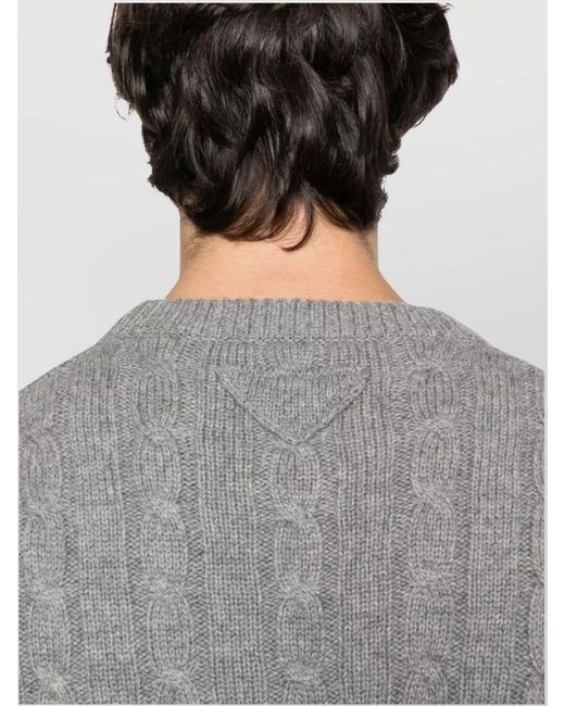 Prada Gray Sweaters & Knitwear for men
