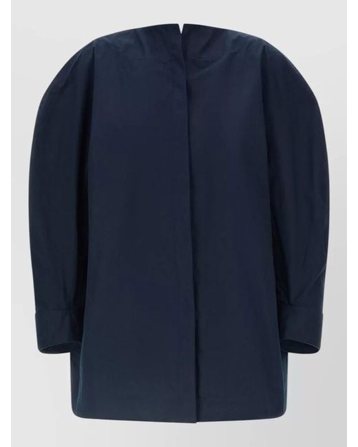Jacquemus Blue Pittore Tailored Jacket Structured Shoulders
