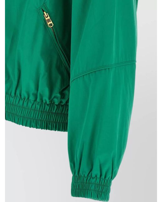 Willy Chavarria Green Ruff Rider Track Jacket High Collar for men