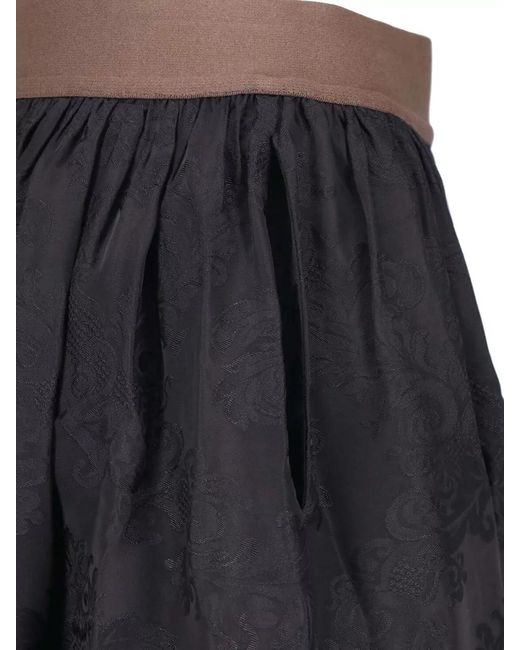 Uma Wang Blue Midi Skirt