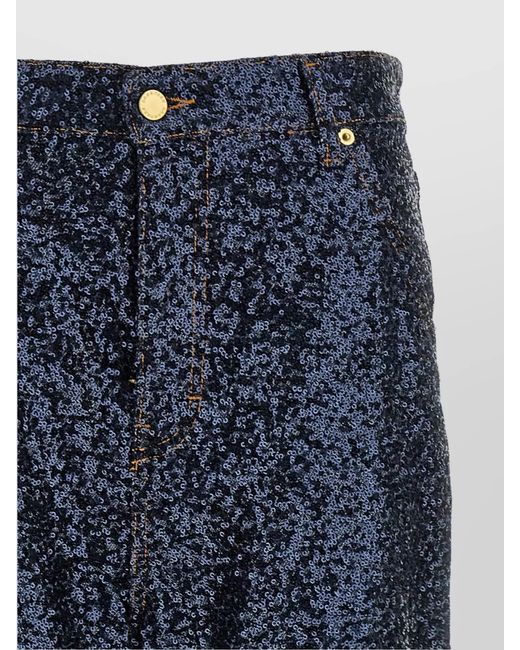 DARKPARK Blue Denim Wide-Leg Trousers