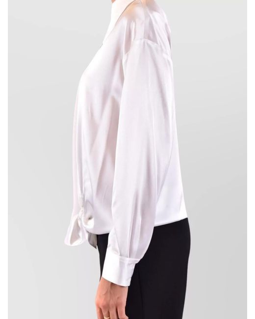 Pinko White Silk Shirt