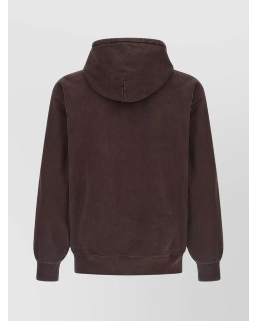 Carhartt Brown Hooded Vista Cotton Sweatshirt for men
