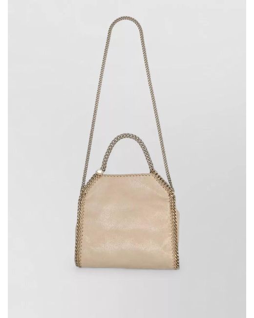 Stella McCartney Natural Falabella Mini Shoulder Bag