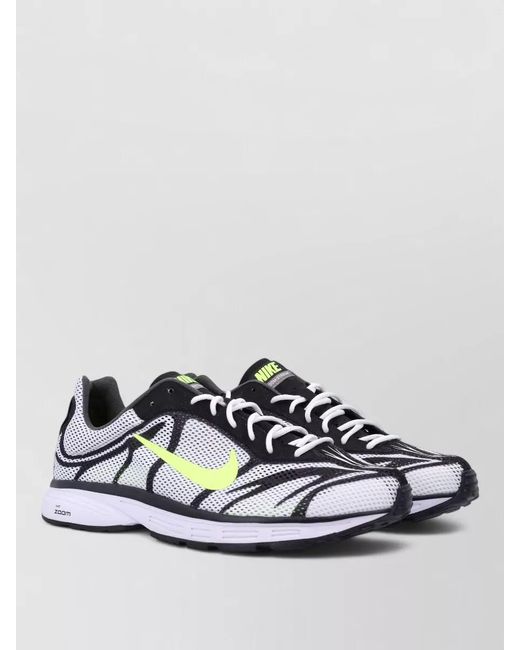 Nike White Zoom Streak Running Sneakers Flame Overlays for men
