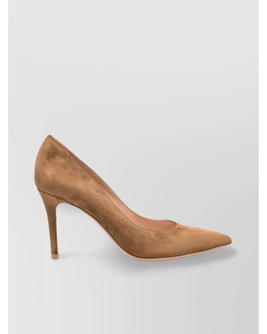 Gianvito Rossi Multicolor Suede Leather Pumps