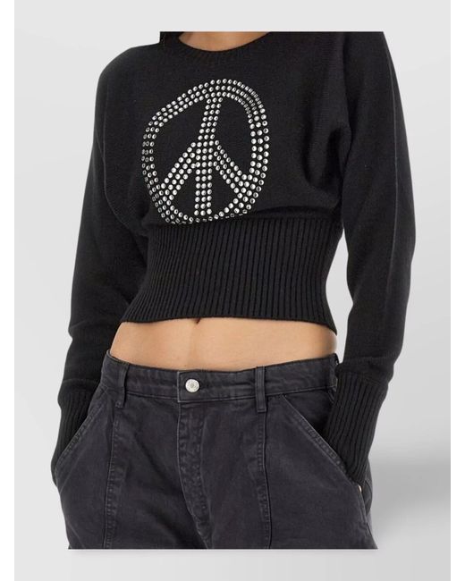 Moschino Black Wool Jumper