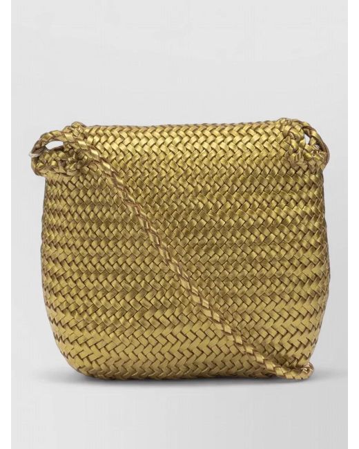 Dragon Diffusion Metallic Mini City Bag Leather Crossbody Bag