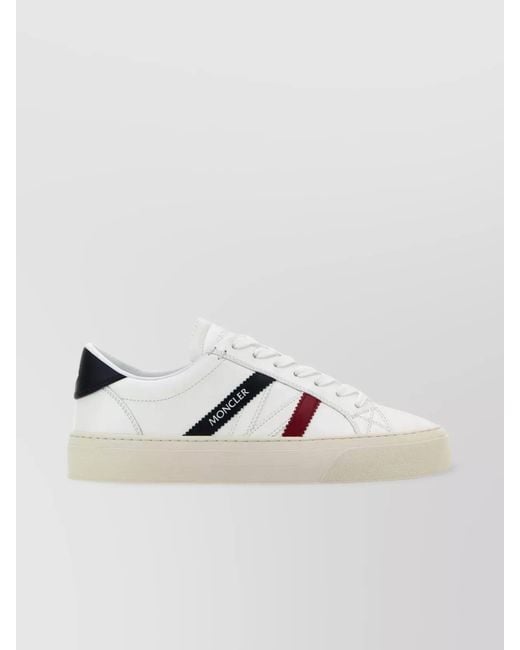 Moncler Multicolor Leather Low-Top Sneakers