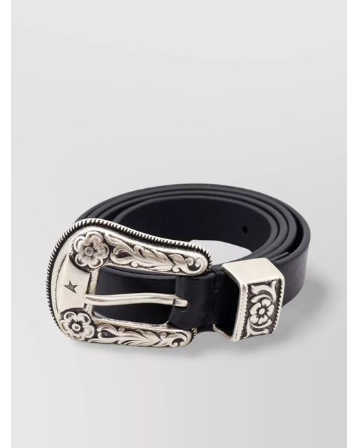 Golden Goose Deluxe Brand Blue Leather Belt