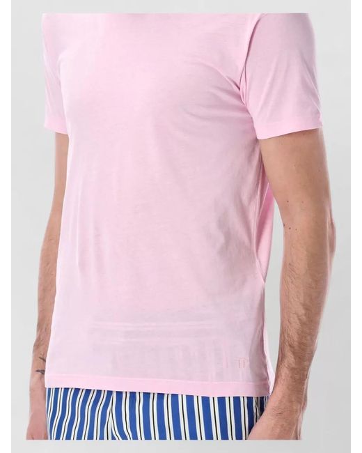 Tom Ford Blue Short Sleeve Round Neck Breathable T-Shirt for men