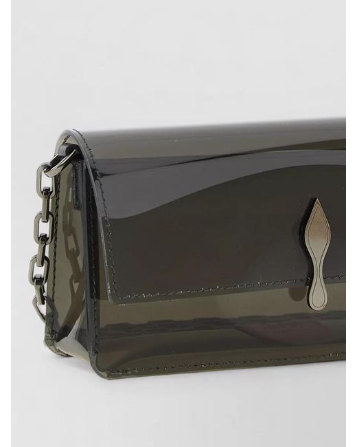 Christian Louboutin Black Bettina Mini Pvc Shoulder Bag
