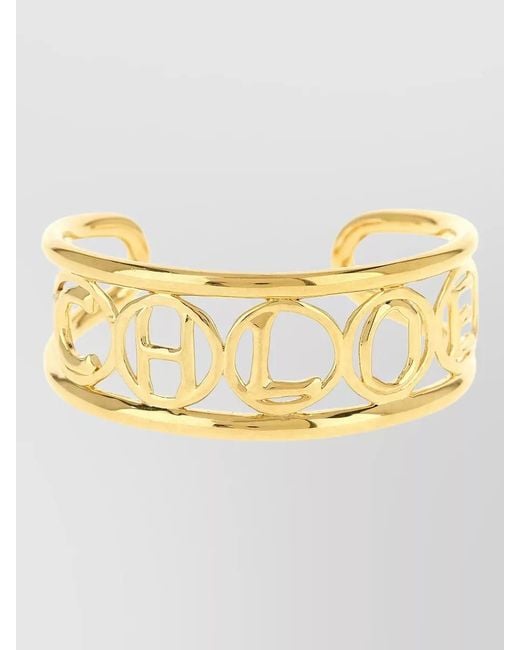 Chloé Metallic Metal Bracelet