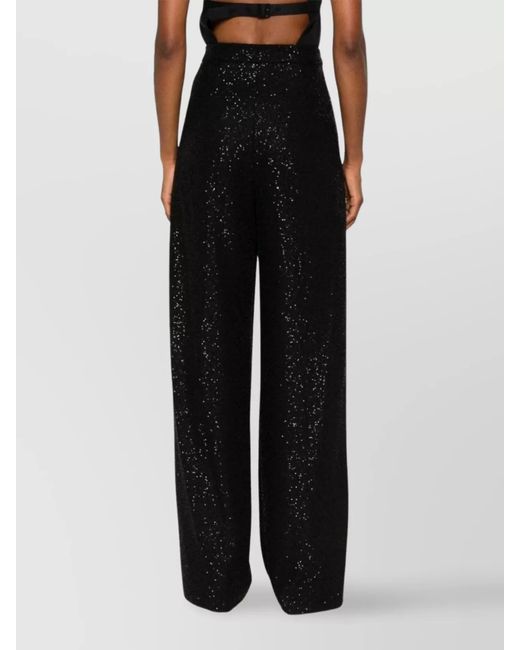 Max Mara Black Wide-Leg Trousers