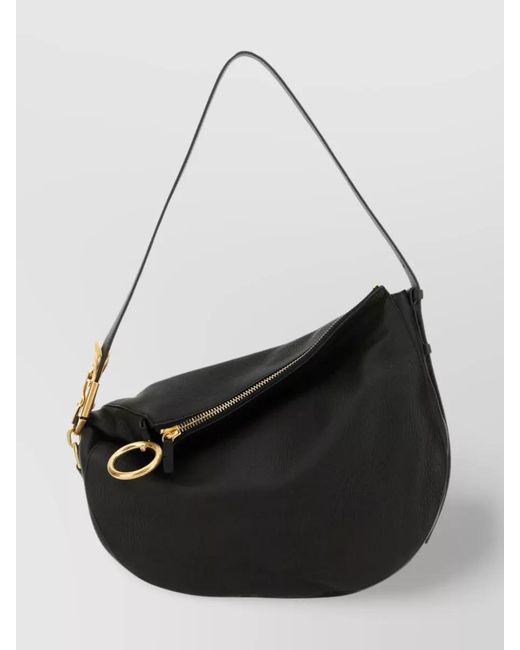 Burberry Black Leather Shoulder Bag