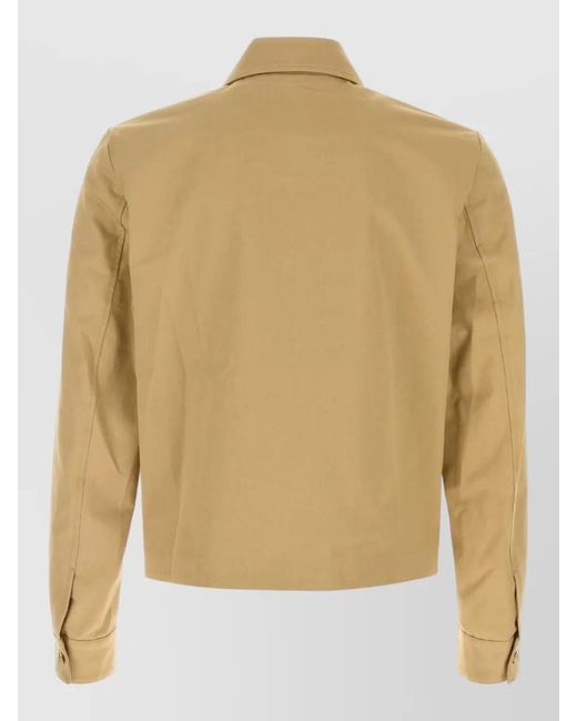 Amiri Natural Cotton Jacket Long Sleeves Chest Pocket for men