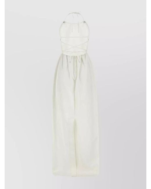 Max Mara White Denim Midi Dress