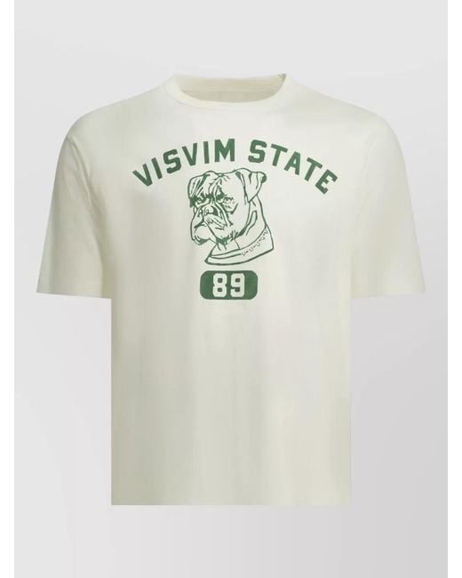 Visvim Multicolor Jumbo Graphic Crew Neck Short Sleeve T-Shirt for men