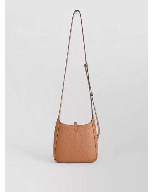 Tory Burch White Miller Swing Medium Leather Crossbody Bag