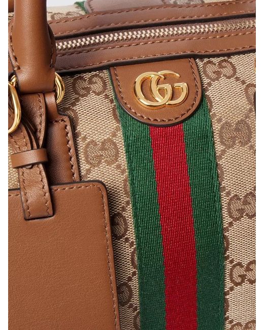 Gucci Brown Ophidia Medium Shoulder Bag